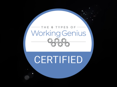 "The Six Types of Working Genius" Certified Facilitator Icon