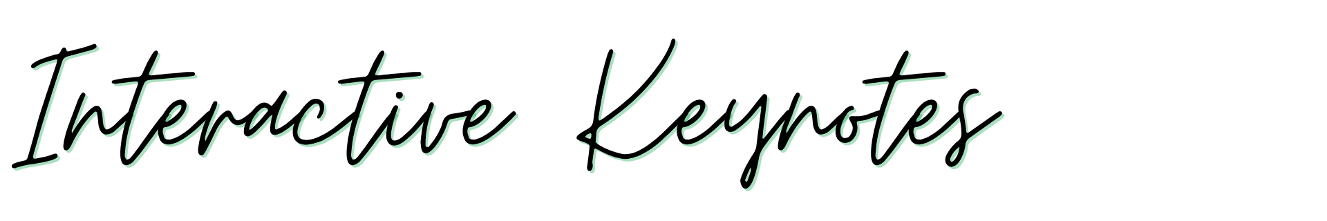 Interactive Keynotes